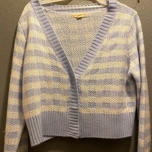 Blue and White Cardigan (Not used)